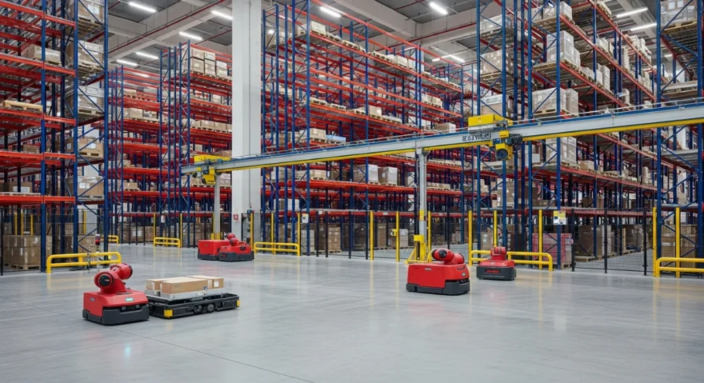 自動倉庫の様子