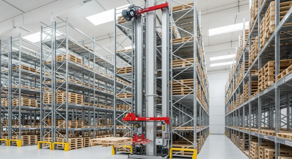 最先端のパレット型自動倉庫