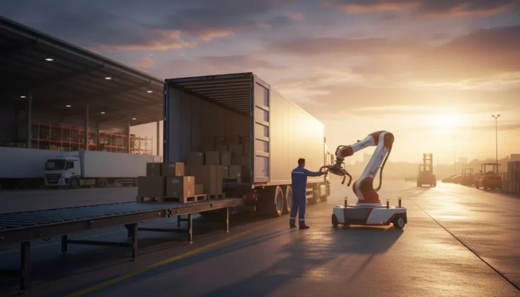 夕暮れ時のデバンニング