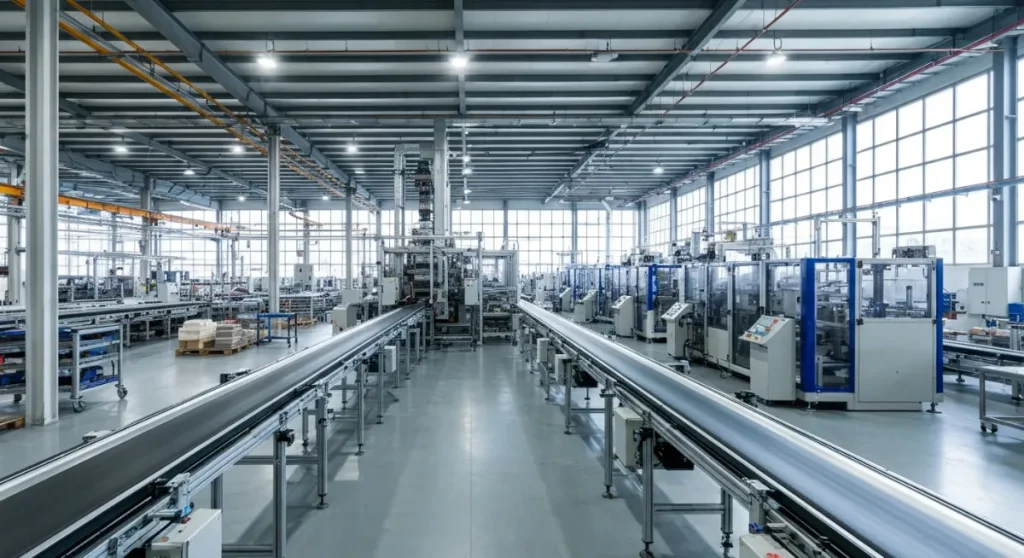 モダンなマテハン機器設備